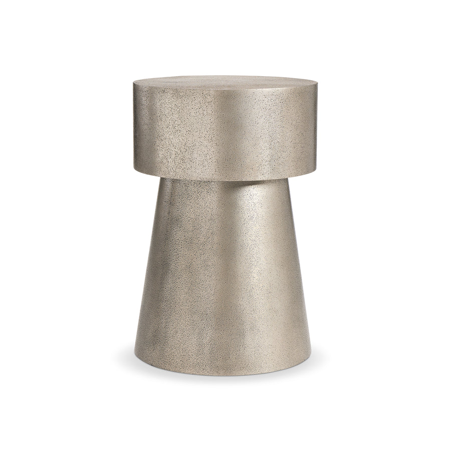 Linea Metal Round Side Table