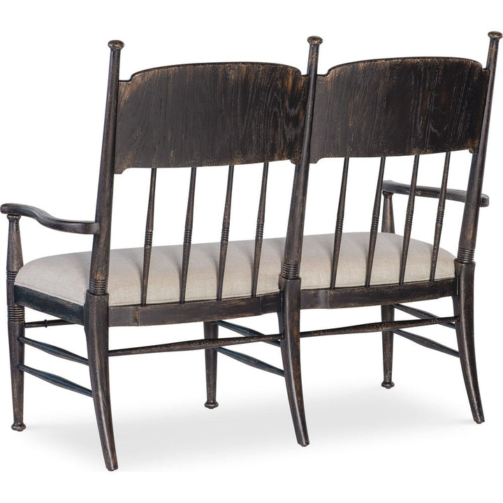 Americana Dining Bench - Dark Wood