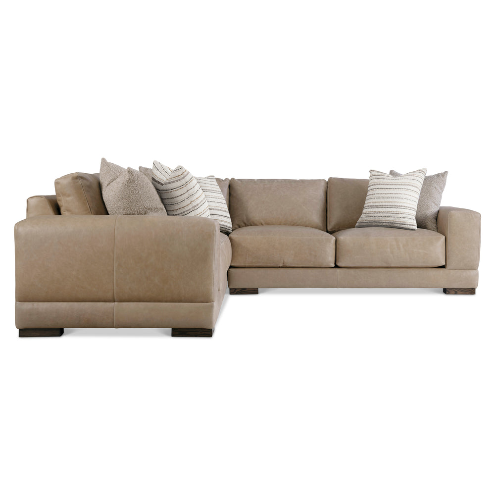 Lars Leather 3-Piece Sectional