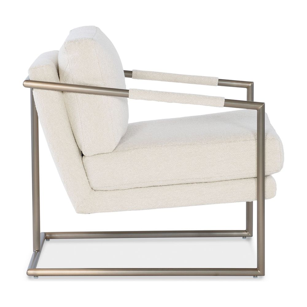 Echo Metal Fabric Chair - Beige