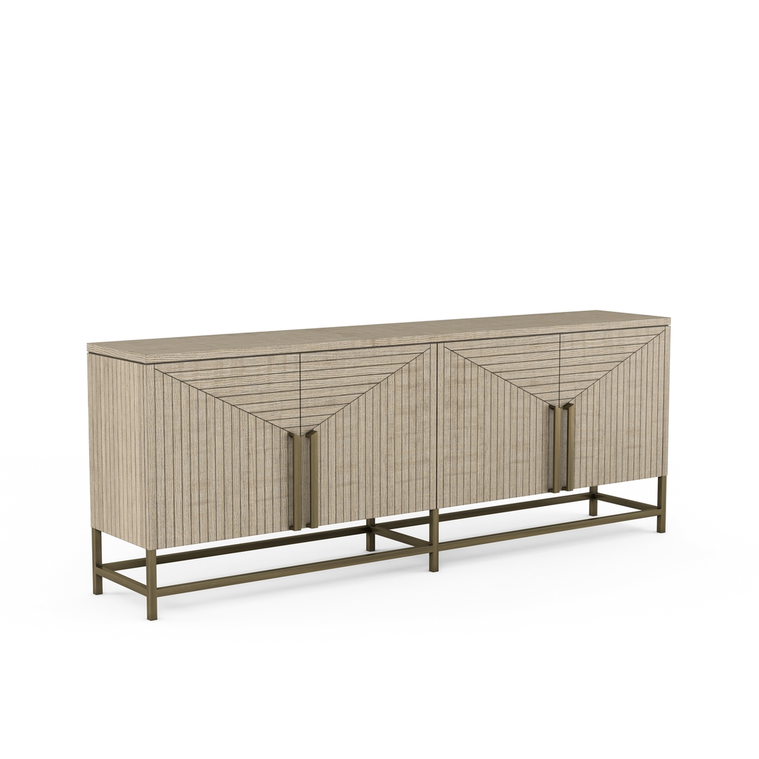 North Side Entertainment Console - Brown