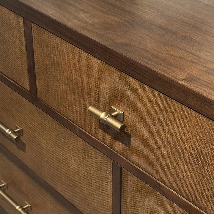 Verge Woven Dresser — Handcrafted Walnut