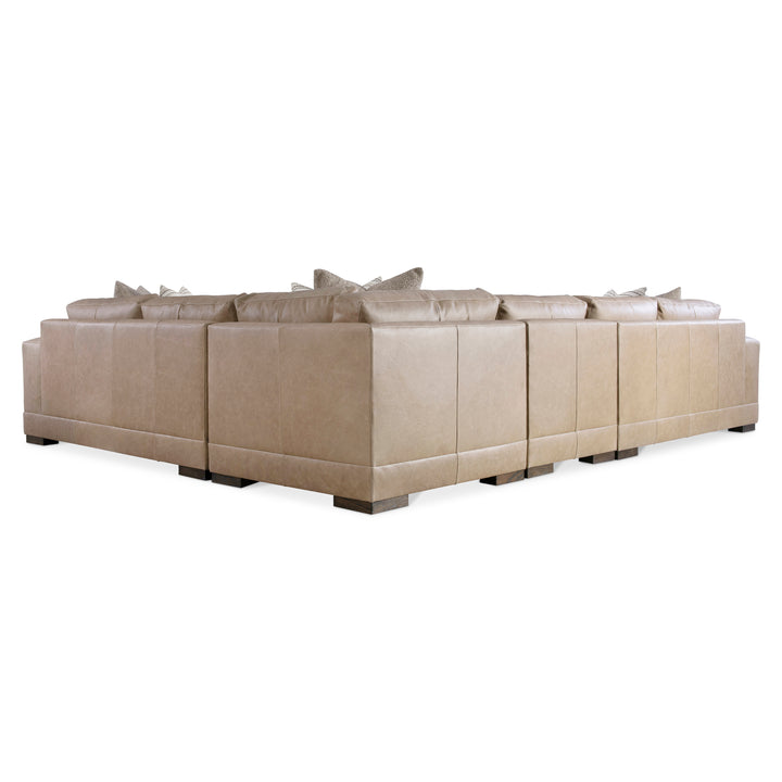 Lars Leather 4-Piece Sectional