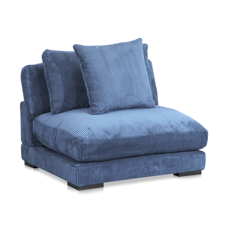 Tumble Modular Sectional Parts-Moes-MOE-UB-1008-46-SectionalsUltra Blue-Armless Slipper-2-France and Son