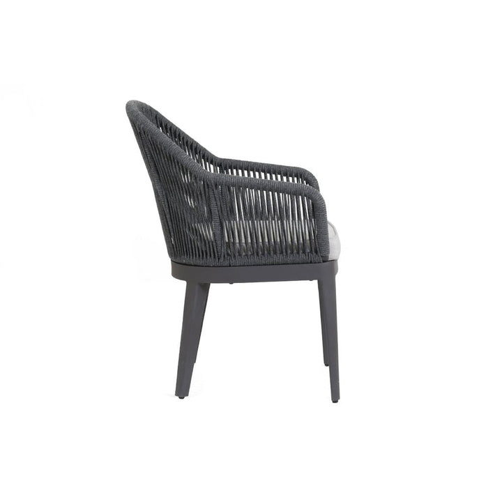 Outdoor Dining Chairs Milano Dining Chair in Echo Ash w/ Self Welt