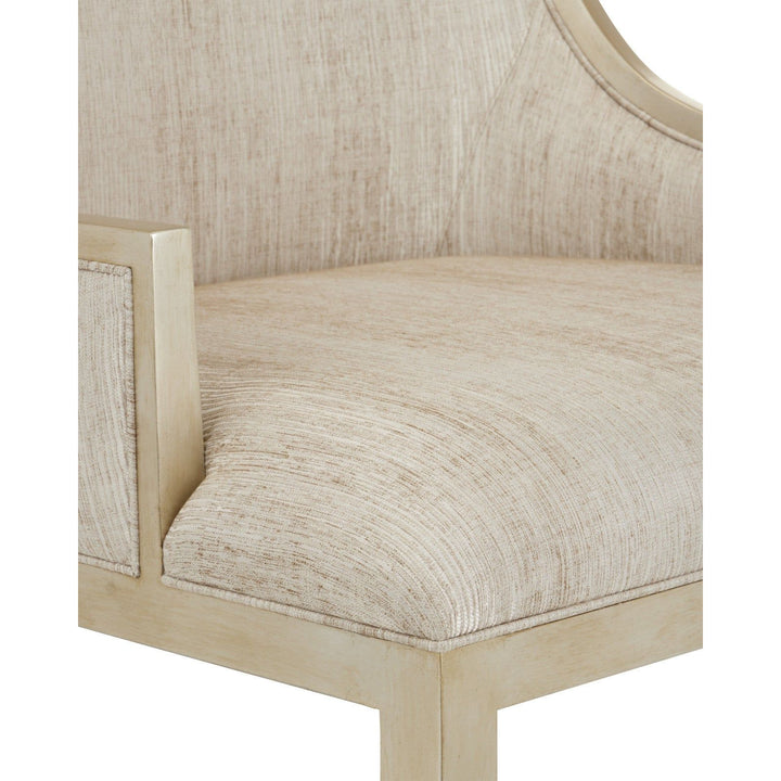 Garson Silver Armchair, Fresh Files Linen