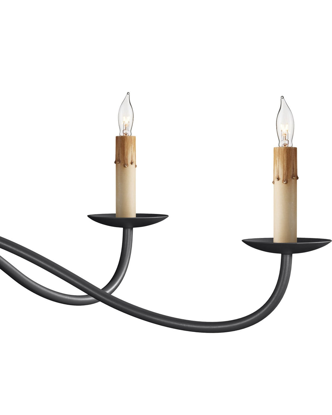 Chandeliers Saxon Small Black Chandelier