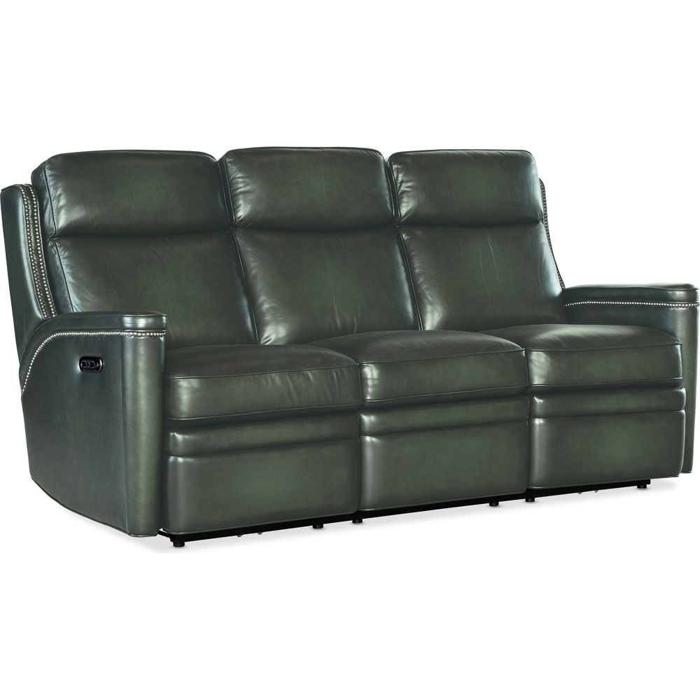 Tennyson Power Sofa with Power Headrest - Green