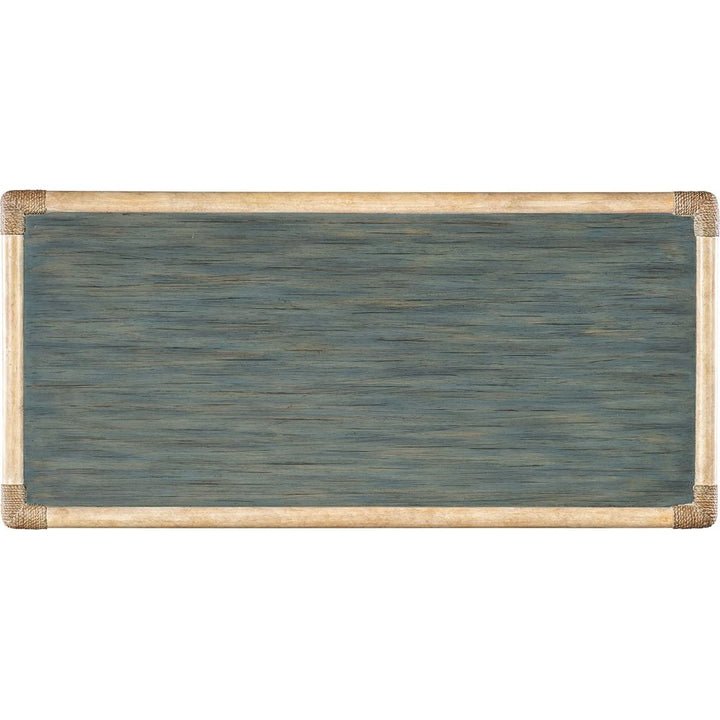 Retreat Pole Rattan Chest - Blues