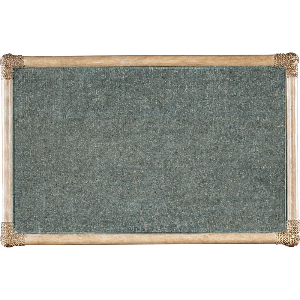 Retreat Pole Rattan Bedside Table - Blues