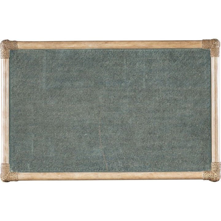 Retreat Pole Rattan Bedside Table - Blues