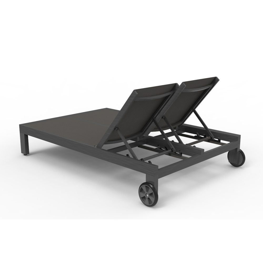 Outdoor Chaises Redondo Adjustable Double Sling Chaise
