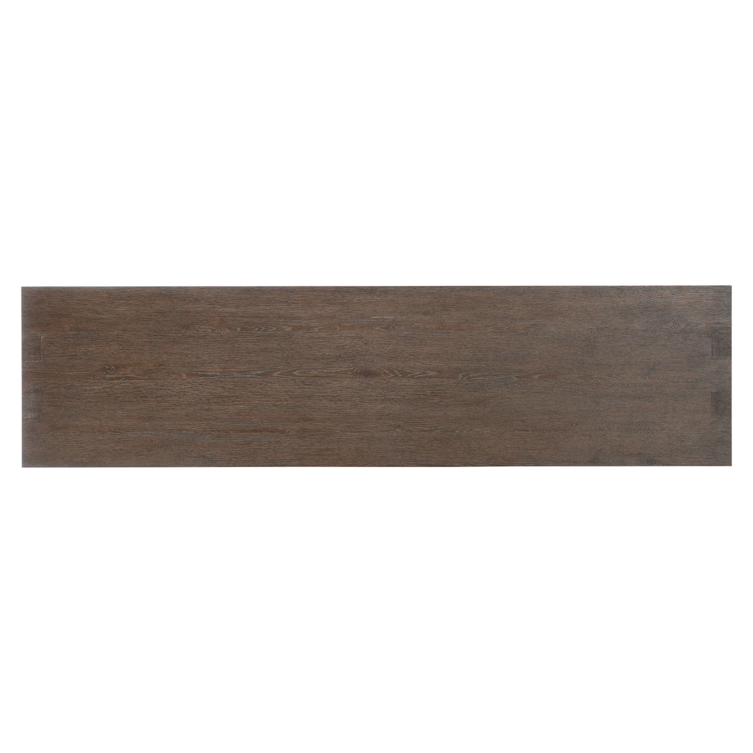 Outline Console Table with Shelves