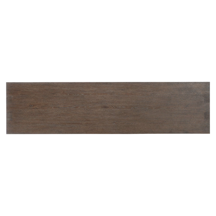 Outline Console Table with Shelves