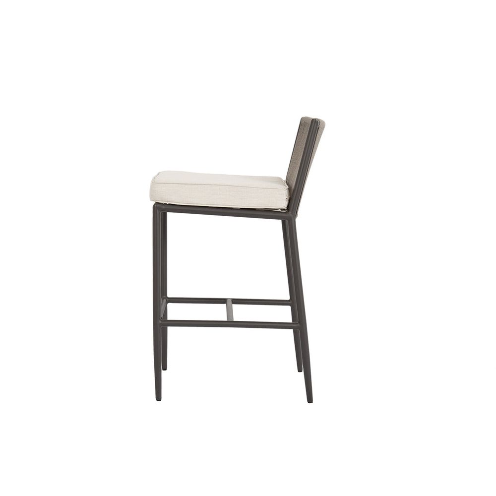 Outdoor Bar & Counter Stools Pietra Counterstool in Echo Ash, No Welt