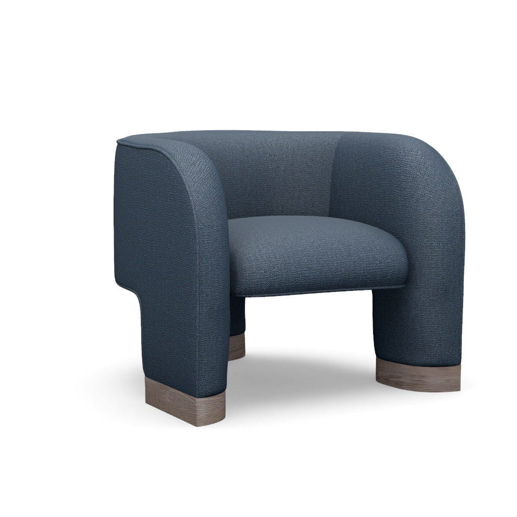 Interlude Home Trilogy Chair Azure