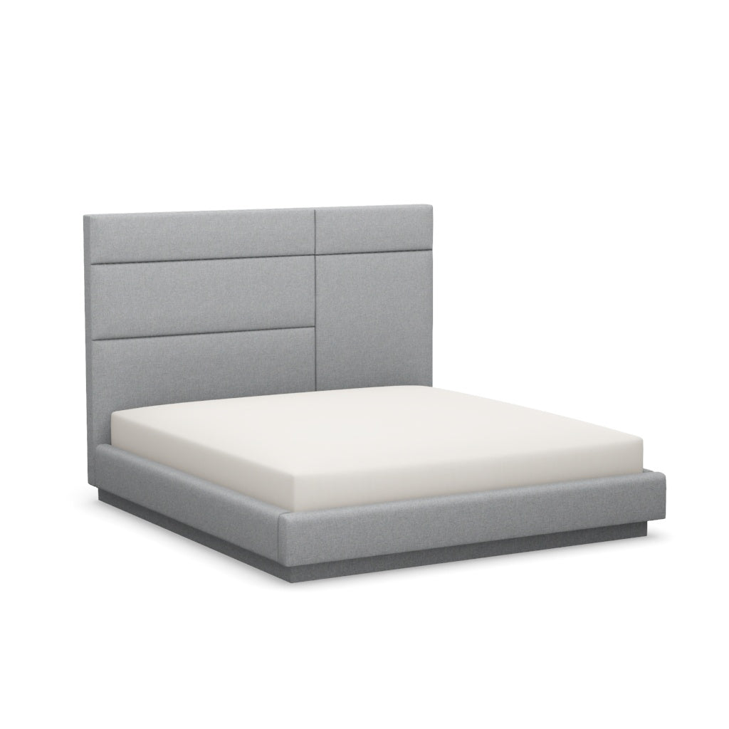 Interlude Home Quadrant King Bed Grey