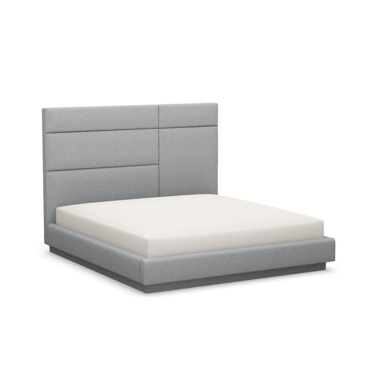Interlude Home Quadrant King Bed Grey