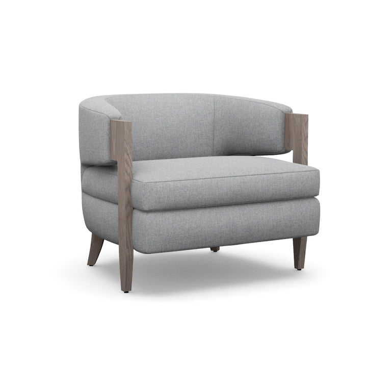 Interlude Home Kelsey Grand Chair Grey