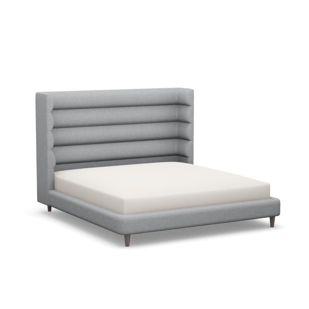 Interlude Home Ornette King Bed Grey