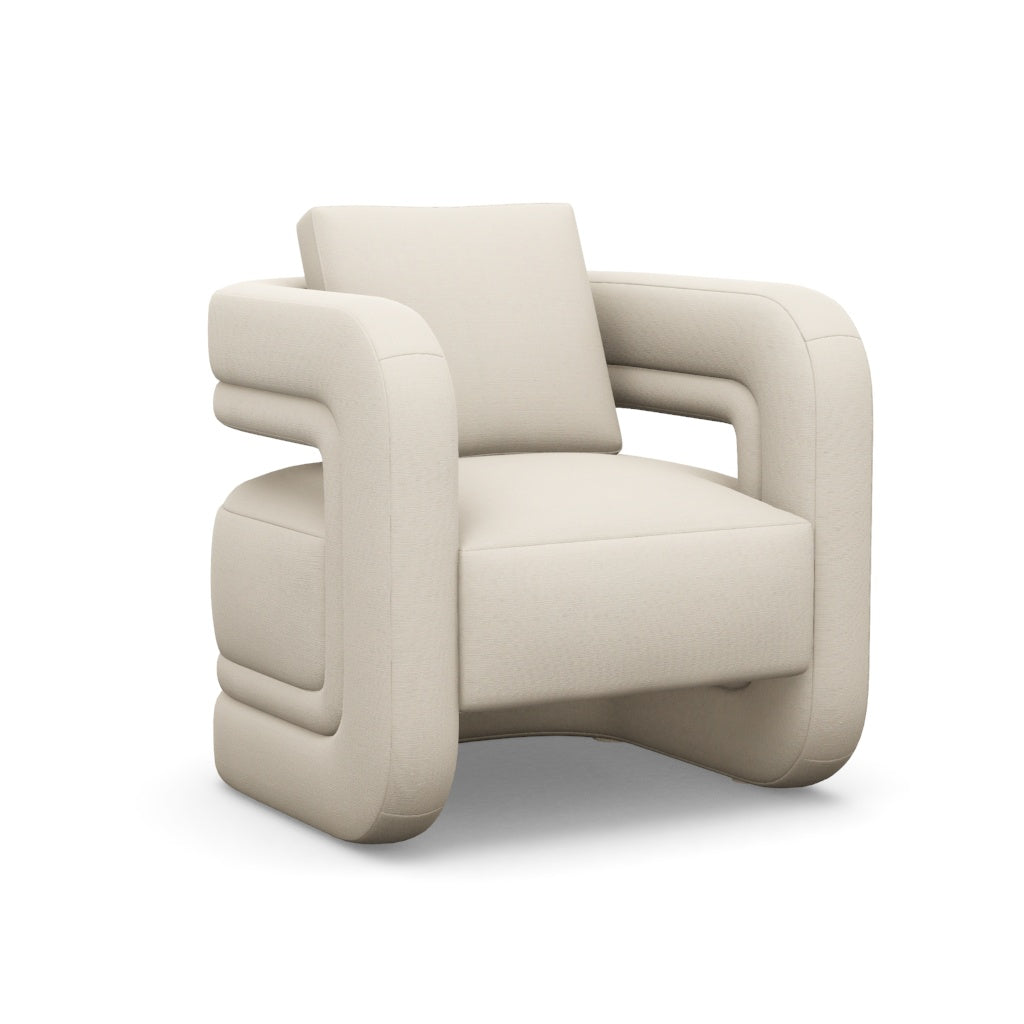 Interlude Home Scillia Chair Pearl