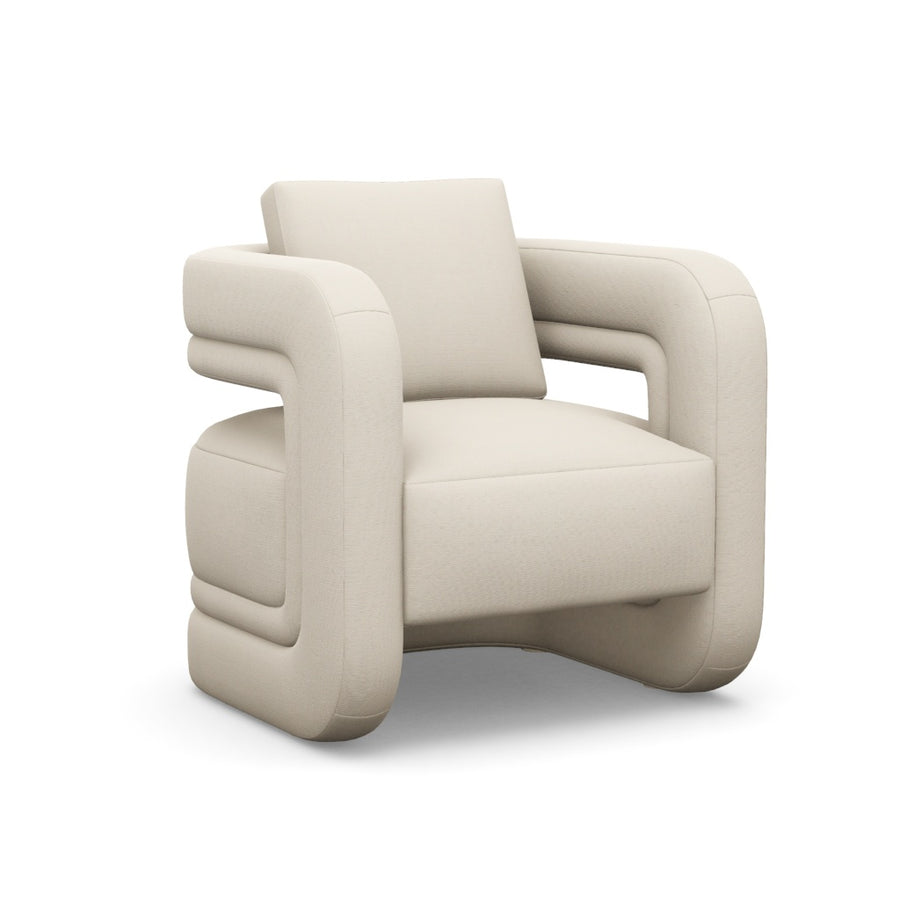 Interlude Home Scillia Chair Pearl