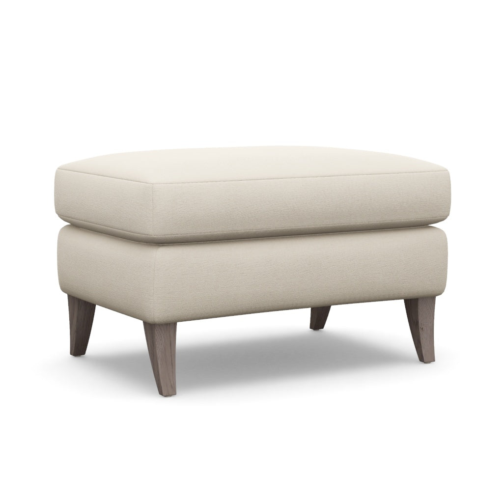 Interlude Home Kelsey Ottoman Pearl