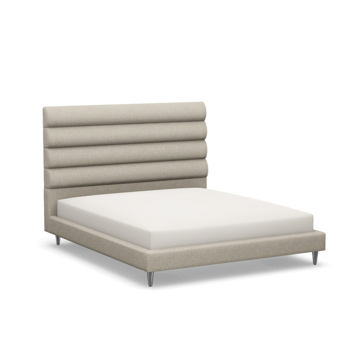 Interlude Home Channel California King Bed Wheat