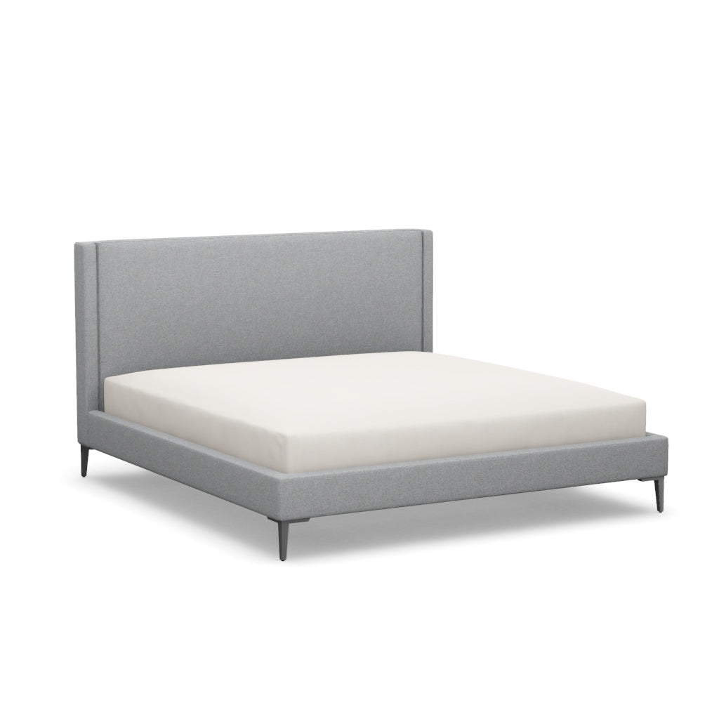 Interlude Home Izzy King Bed Grey
