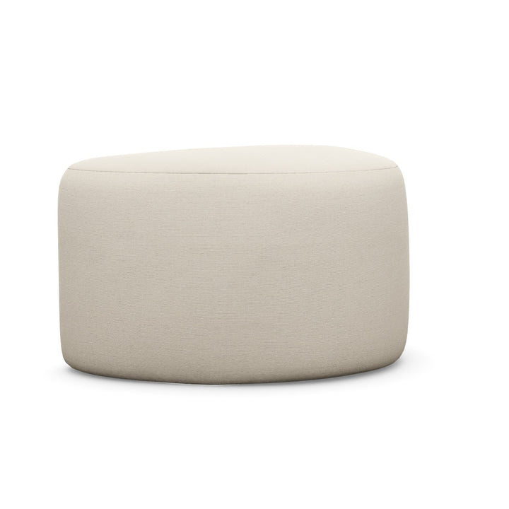 Interlude Home Carlisle Left Ottoman Pearl