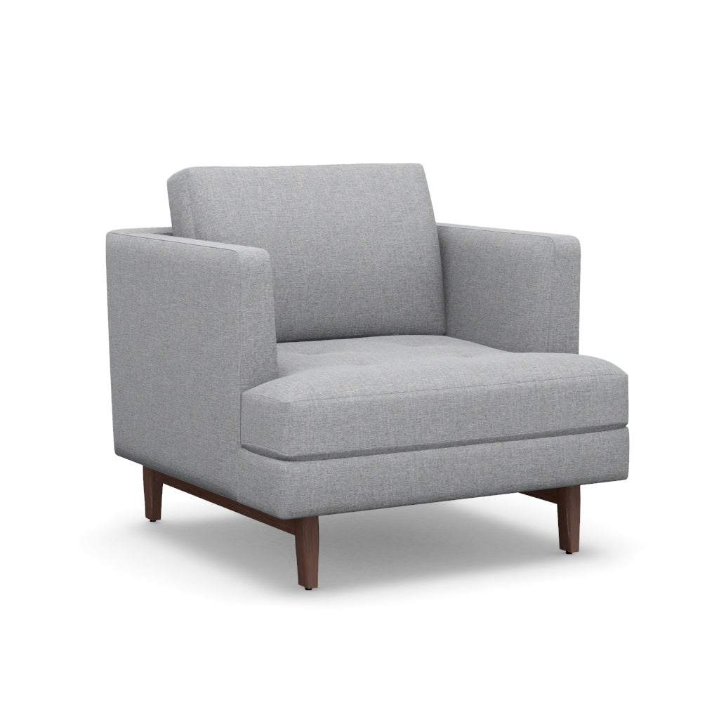 Interlude Home Ayler Chair Grey