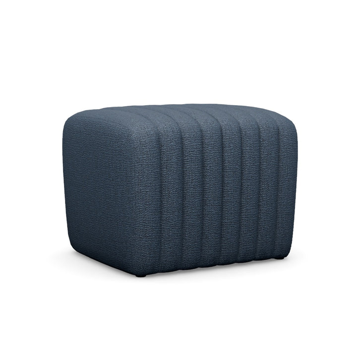 Interlude Home Channel Ottoman Azure