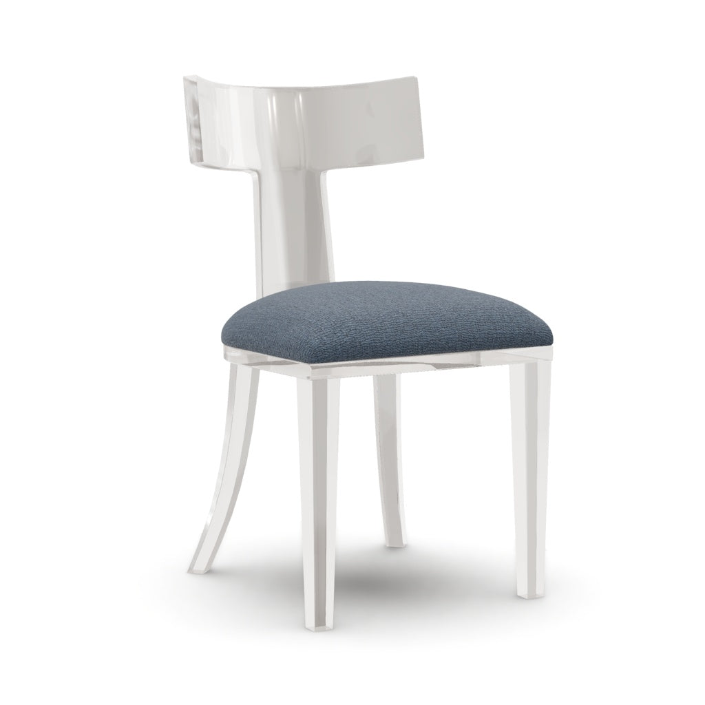 Interlude Home Tristan Acrylic Chair Azure