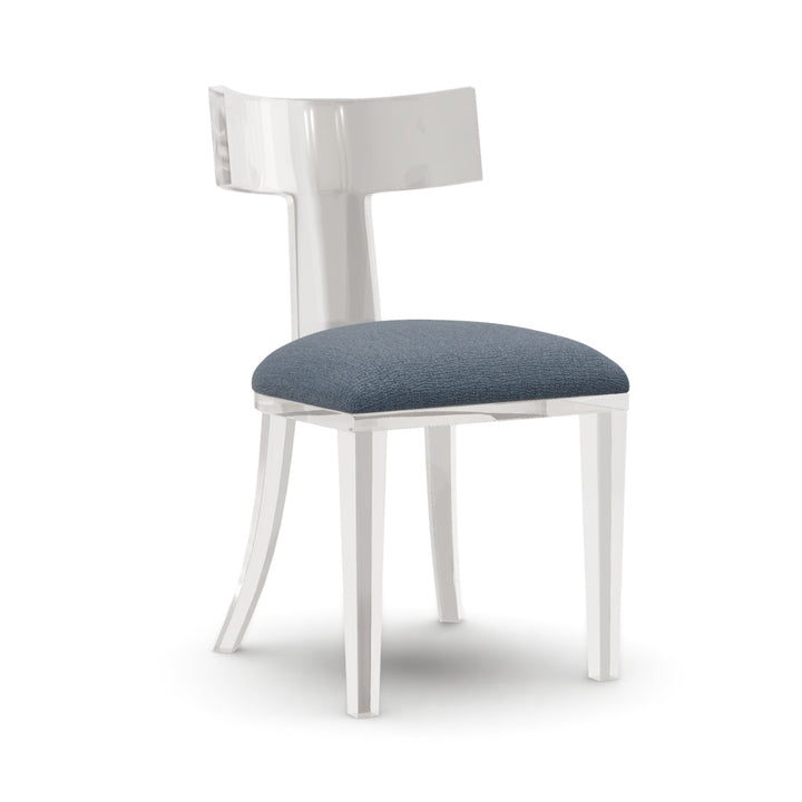 Interlude Home Tristan Acrylic Chair Azure