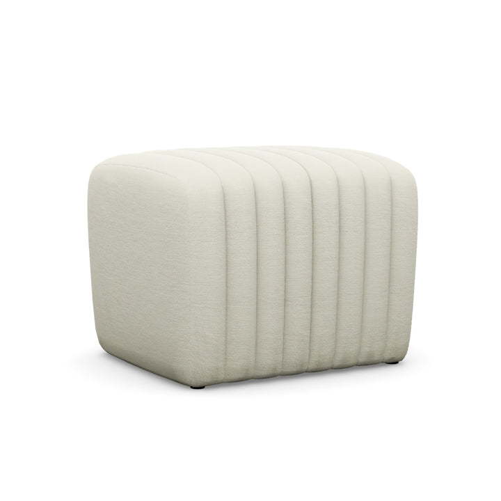 Interlude Home Channel Ottoman Pure
