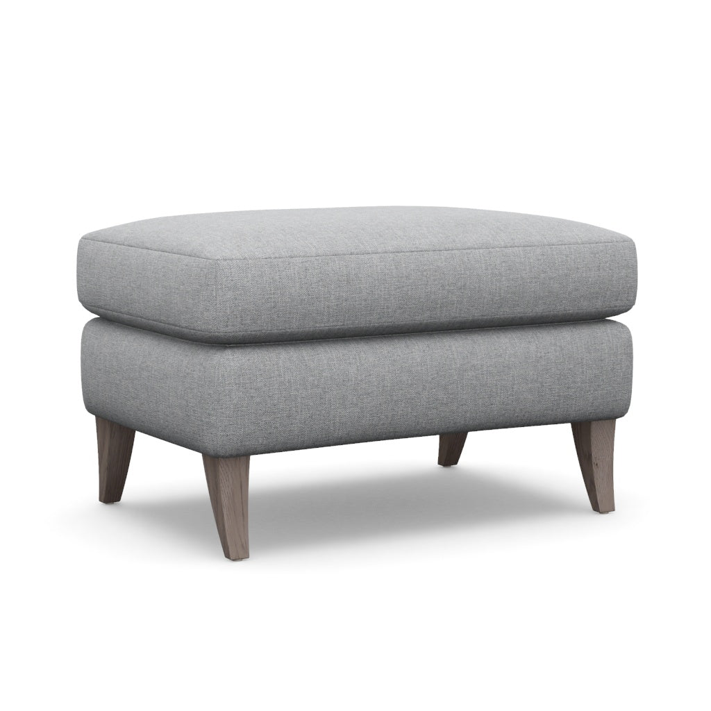 Interlude Home Kelsey Ottoman Grey