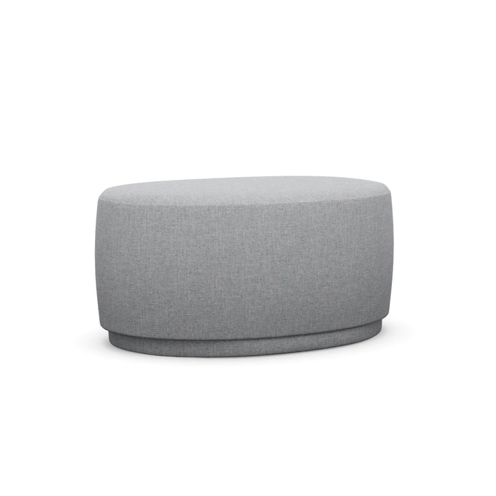 Interlude Home Dana Ottoman Grey