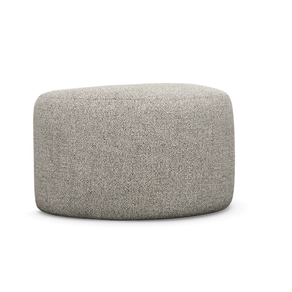 Interlude Home Carlisle Left Ottoman Rock