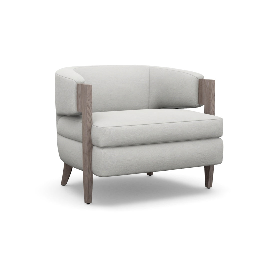 Interlude Home Kelsey Grand Chair Fresco