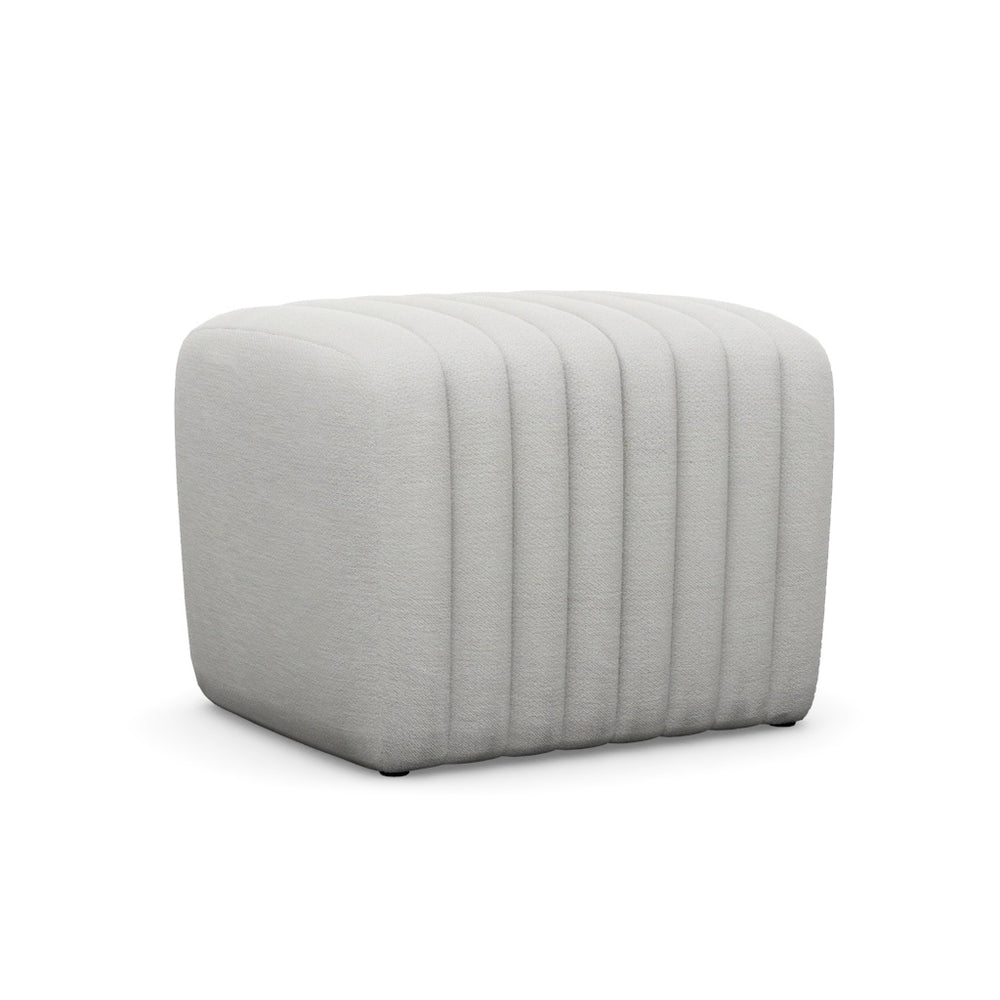 Interlude Home Channel Ottoman Fresco