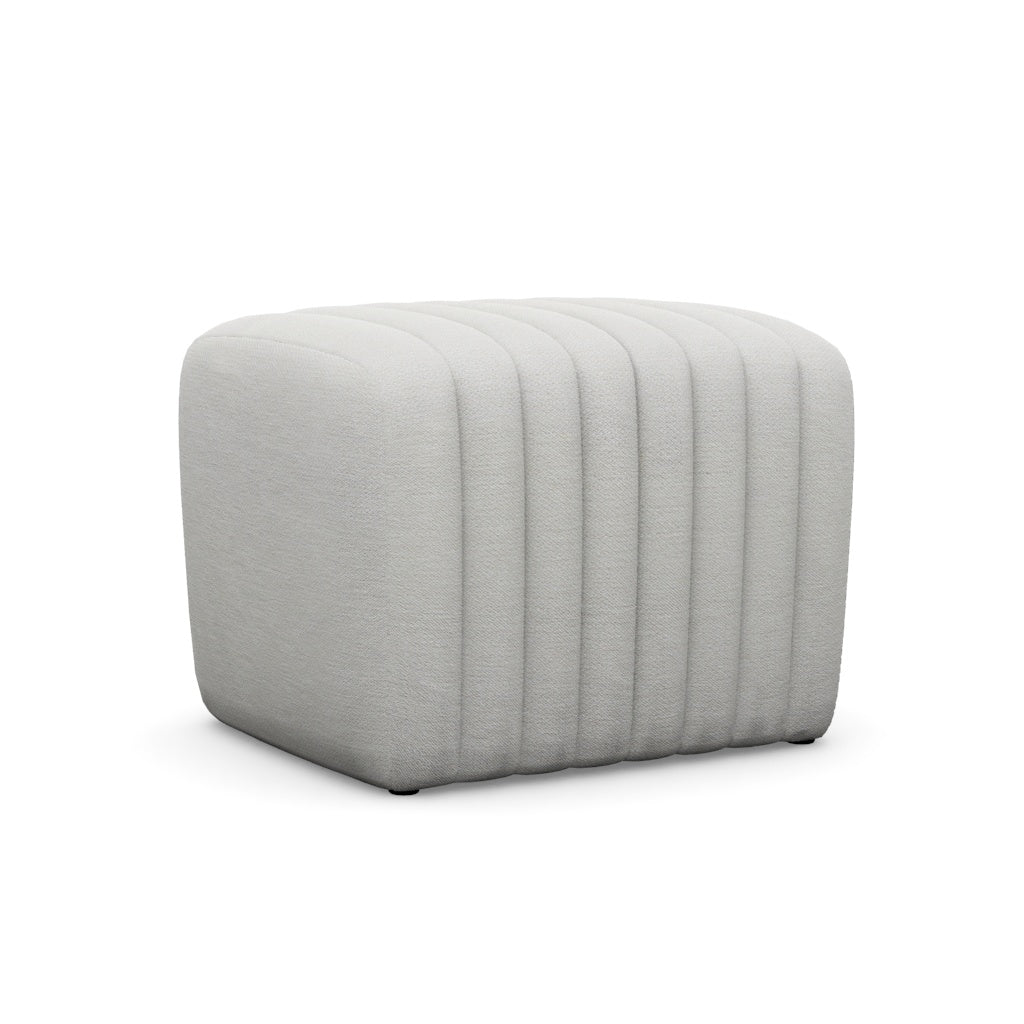 Interlude Home Channel Ottoman Fresco