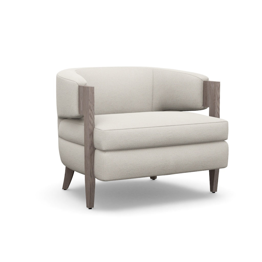 Interlude Home Kelsey Grand Chair Cameo