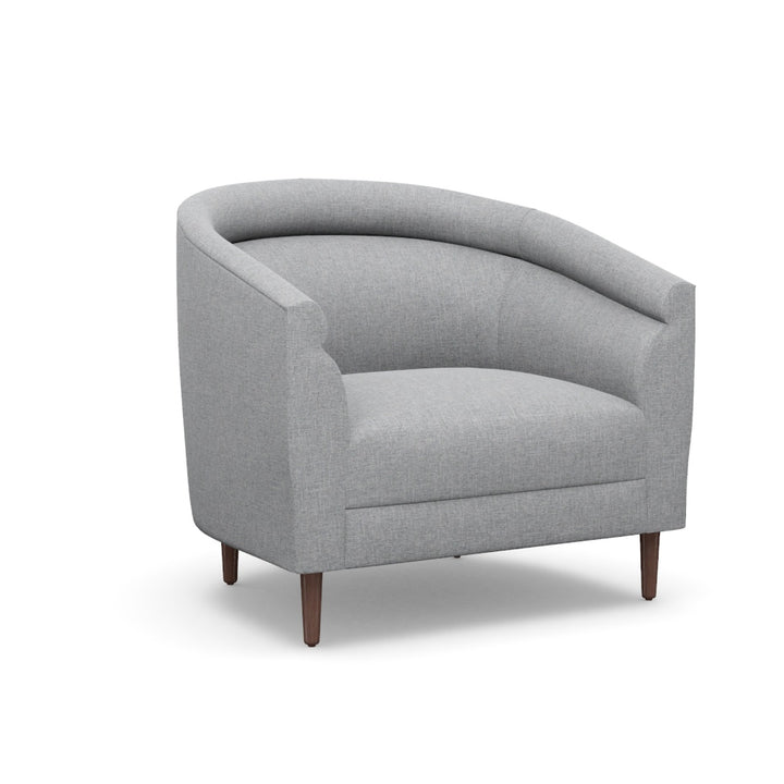 Interlude Home Capri Lounge Chair Grey