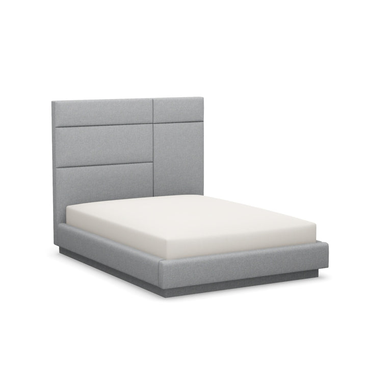 Interlude Home Quadrant Queen Bed Grey