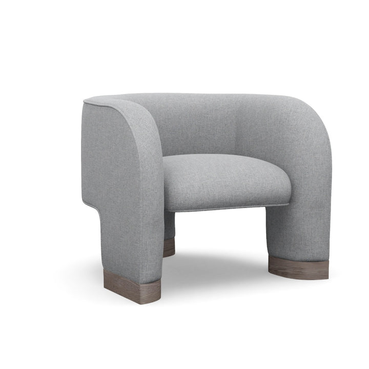 Interlude Home Trilogy Chair Grey