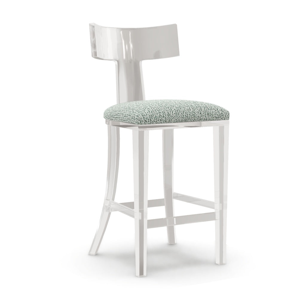 Interlude Home Tristan Acrylic Counter Stool Pool