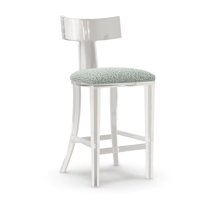 Interlude Home Tristan Acrylic Counter Stool Pool