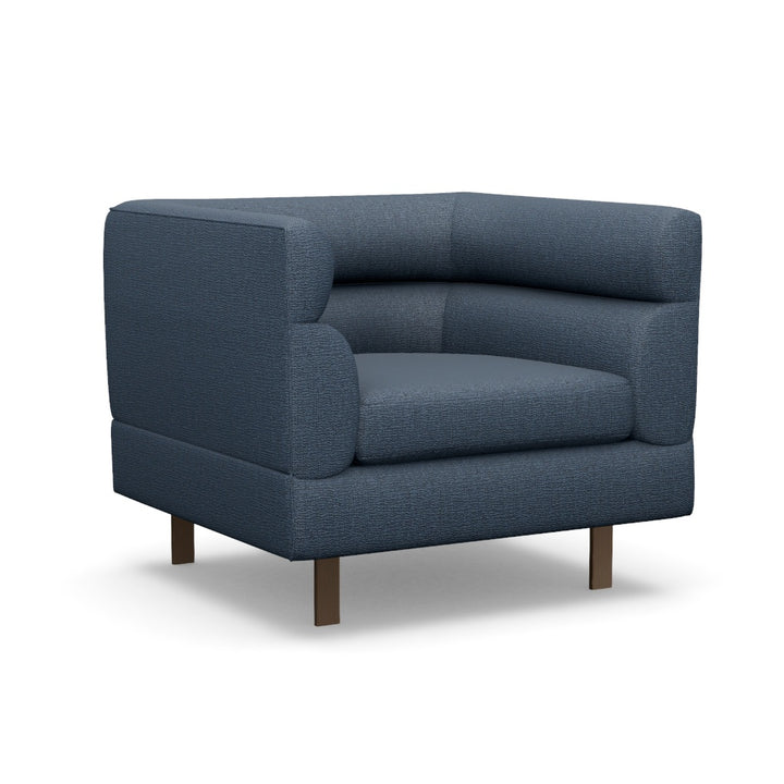 Interlude Home Ornette Chair Azure