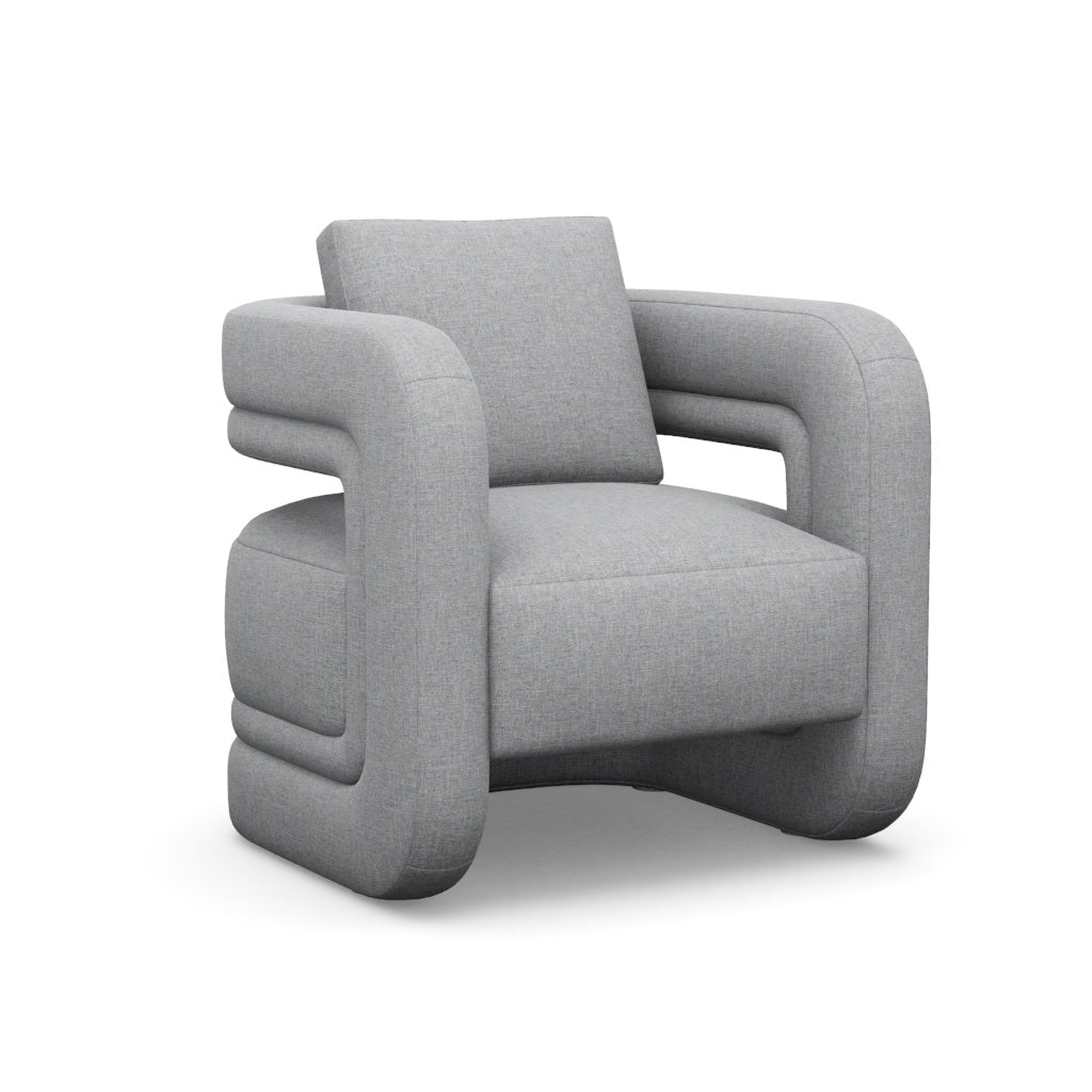 Interlude Home Scillia Chair Grey