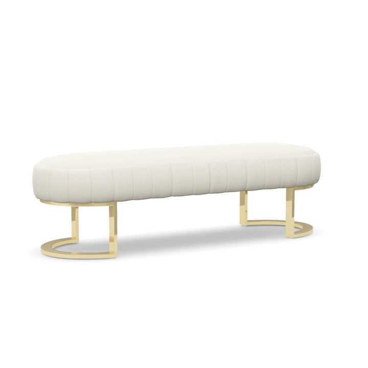 Interlude Home Harlow Bench Dune